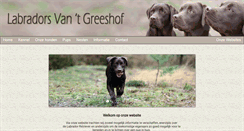 Desktop Screenshot of greeshof.be
